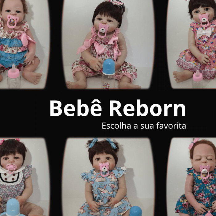 Boneca Bebê Reborn com acessórios - Pronta Entrega - Clube Reborn - Bonecas Bebê Reborn Exclusivas - Realizando Sonhos - 1